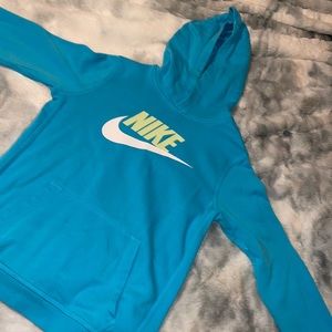 Blue Nike hoodie